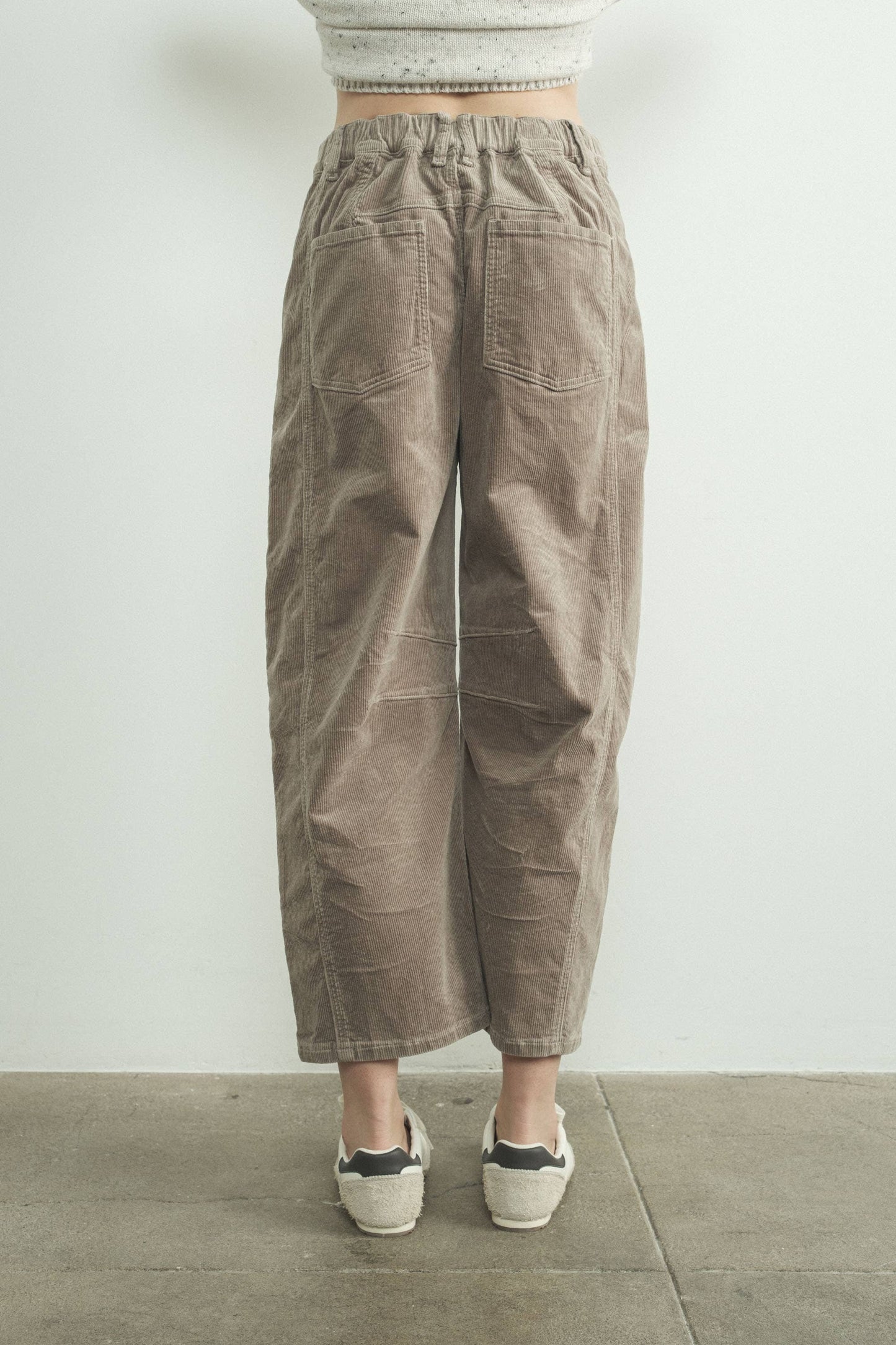 CORDUROY SLOUCHY RELAX FIT PANTS