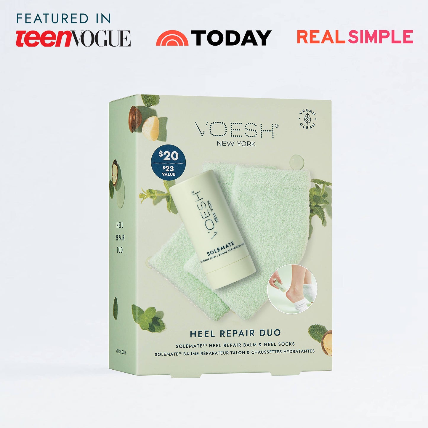 Heel Repair Duo Retail - Mint