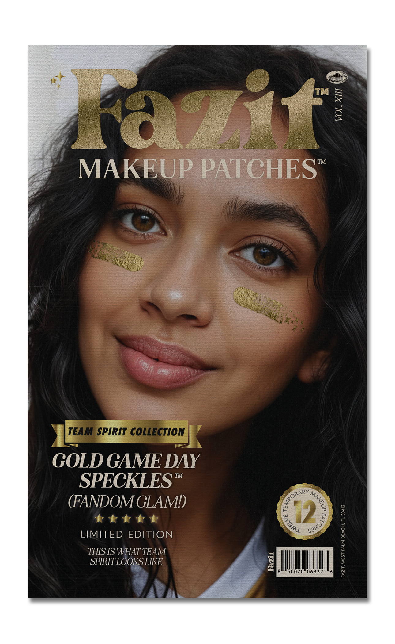 Gold Game Day Speckles
