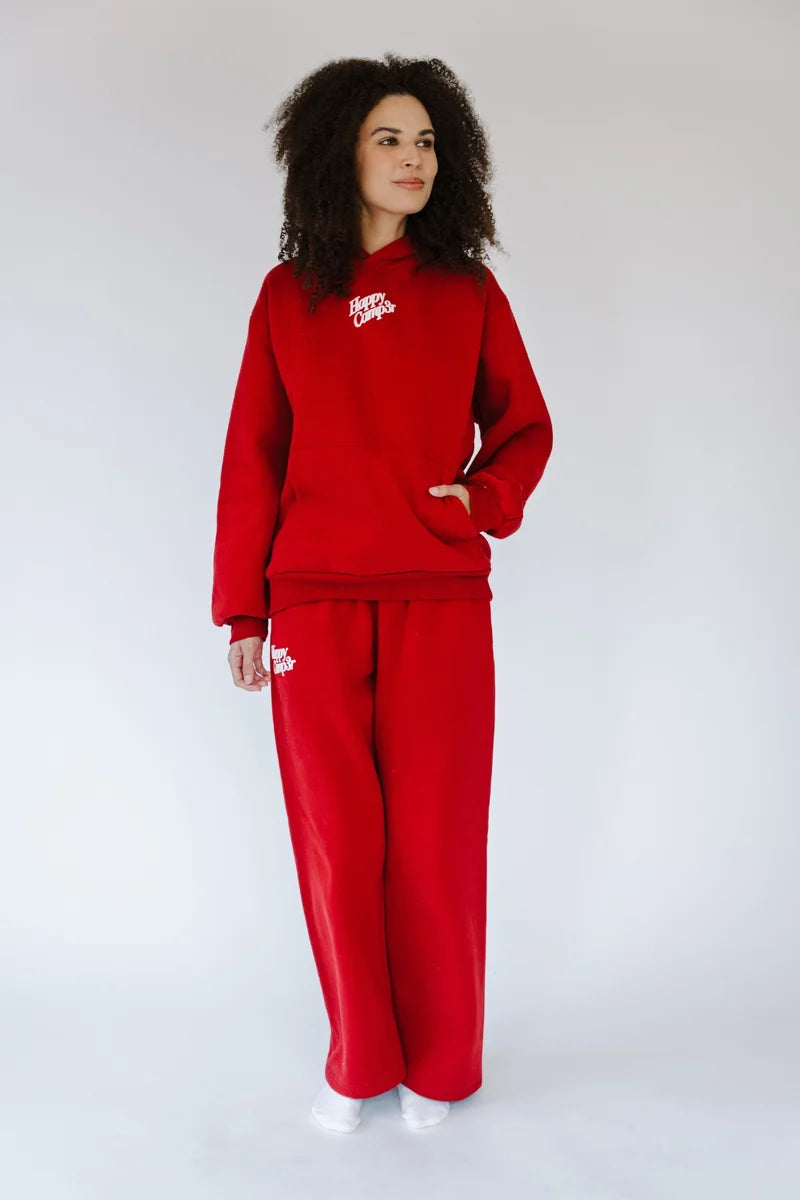 Apple Puff Series Junior Hoodie in Red | Happy Camp3r