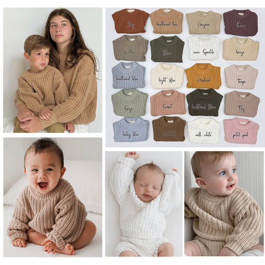 Baby Cotton Chunky Knit Sweater (nb-24m)