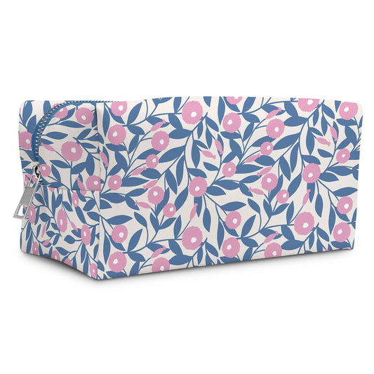 Blushing Dahlias Loaf Cosmetic Pouch