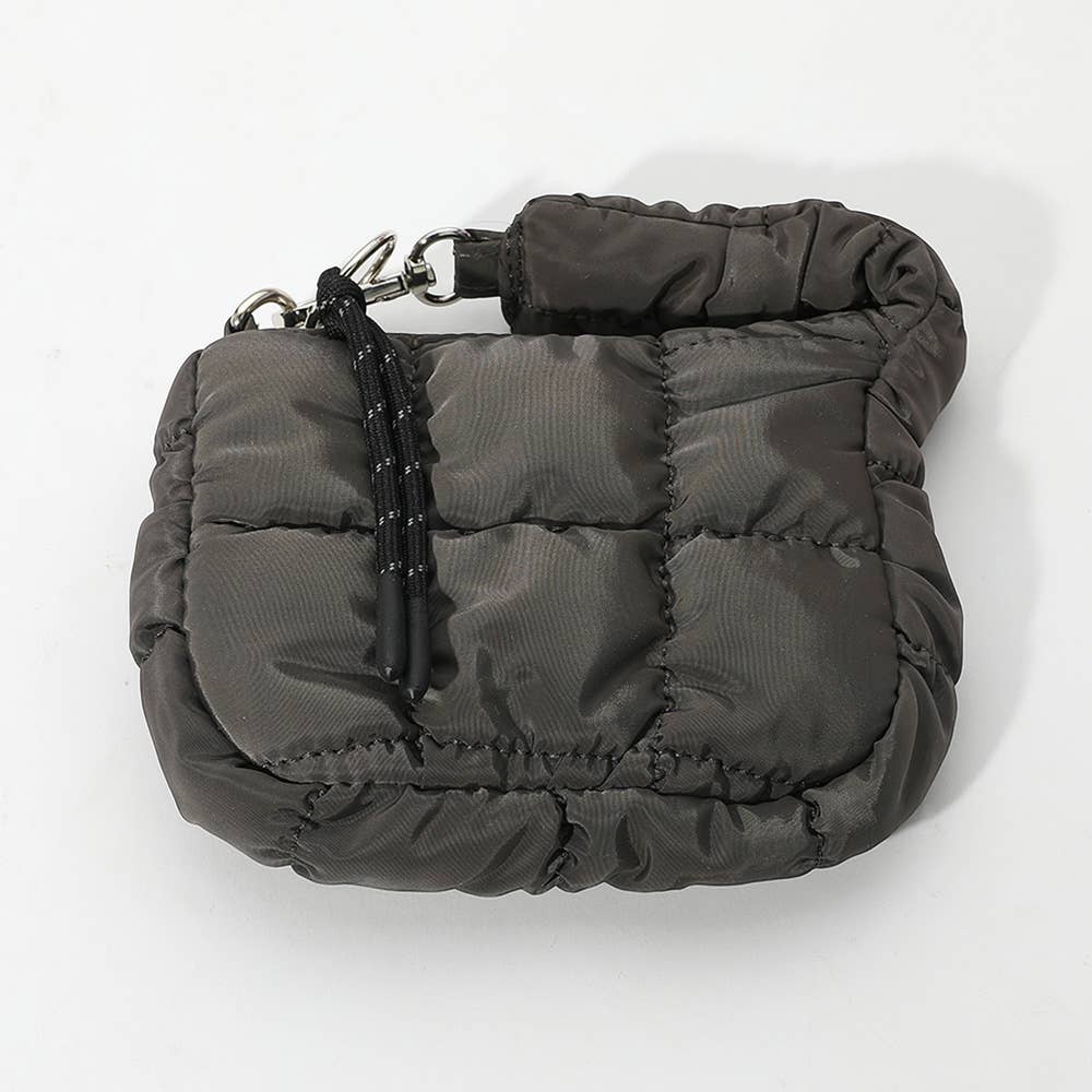 Quilted Puffer Mini Purse Bag / Bag Charm