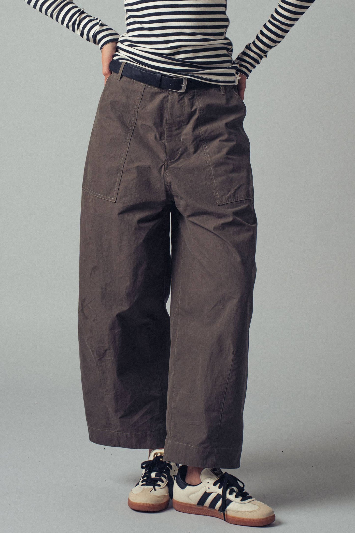Boho Relaxed Wide-Leg Cargo Pants