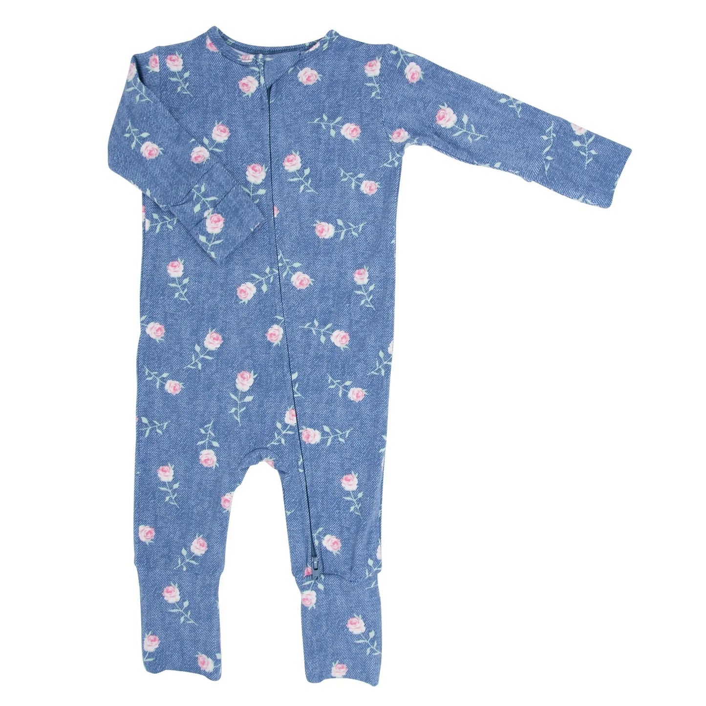 Ruffle Footie - Sweet Bamboo