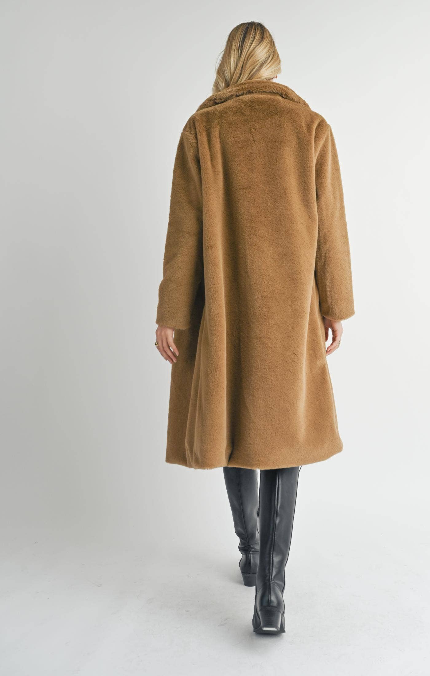 Faux Fur Long Coat