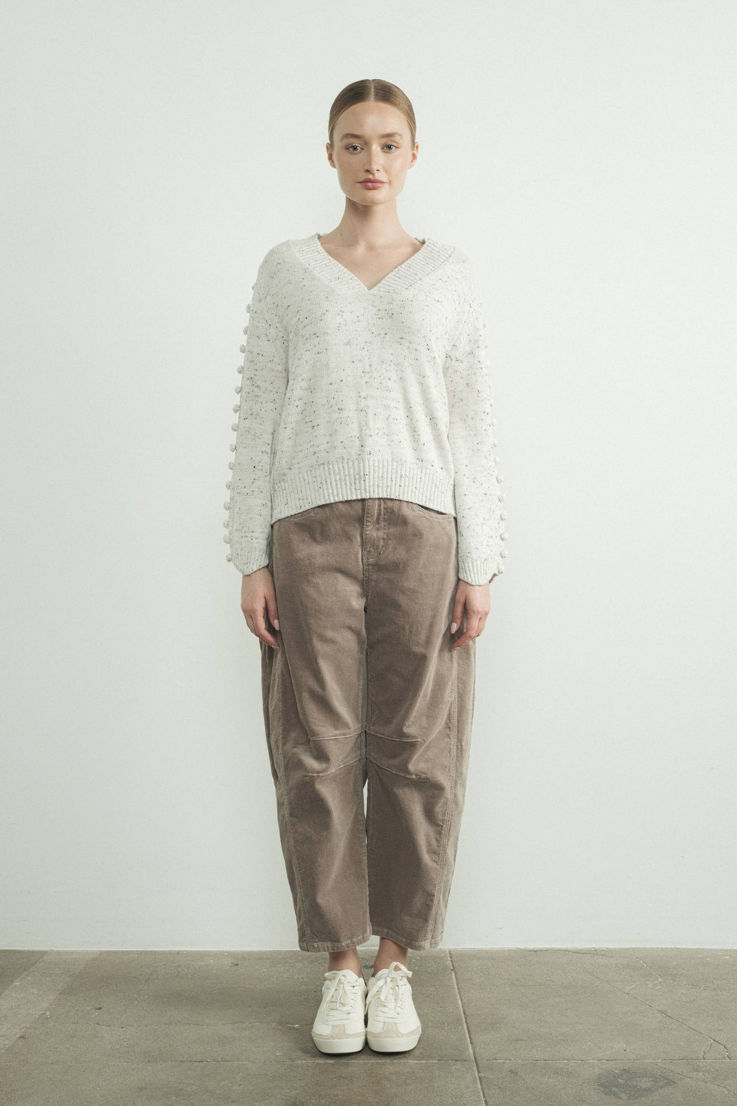 CORDUROY SLOUCHY RELAX FIT PANTS