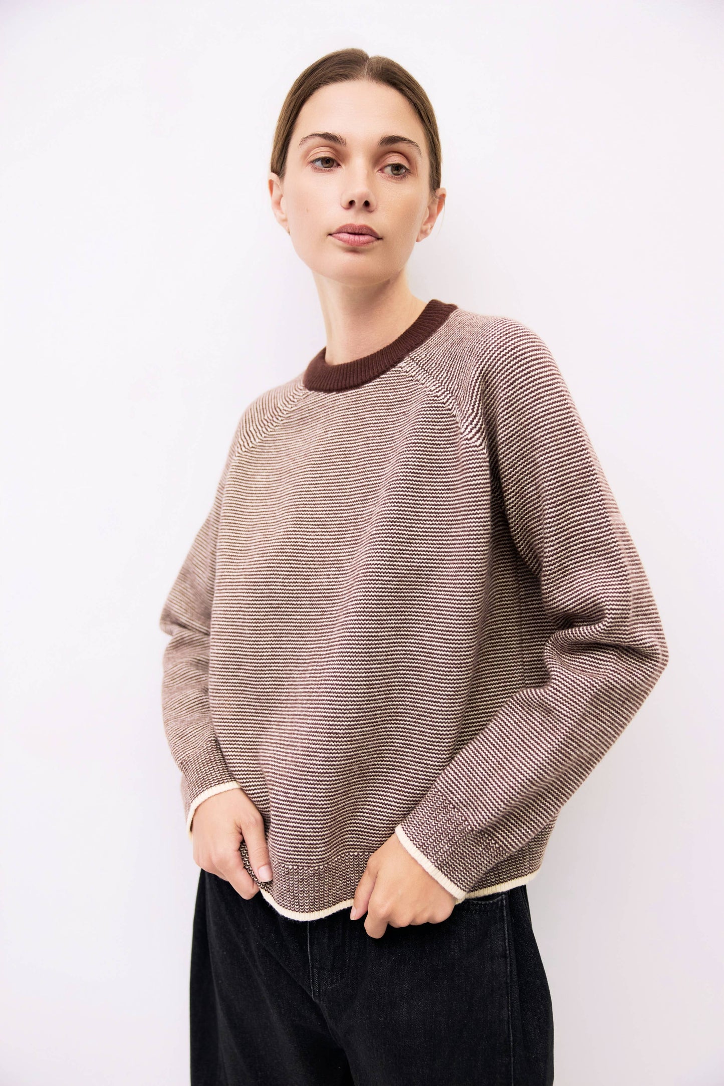 The Jae Sweater | Striped Relaxed Sweater