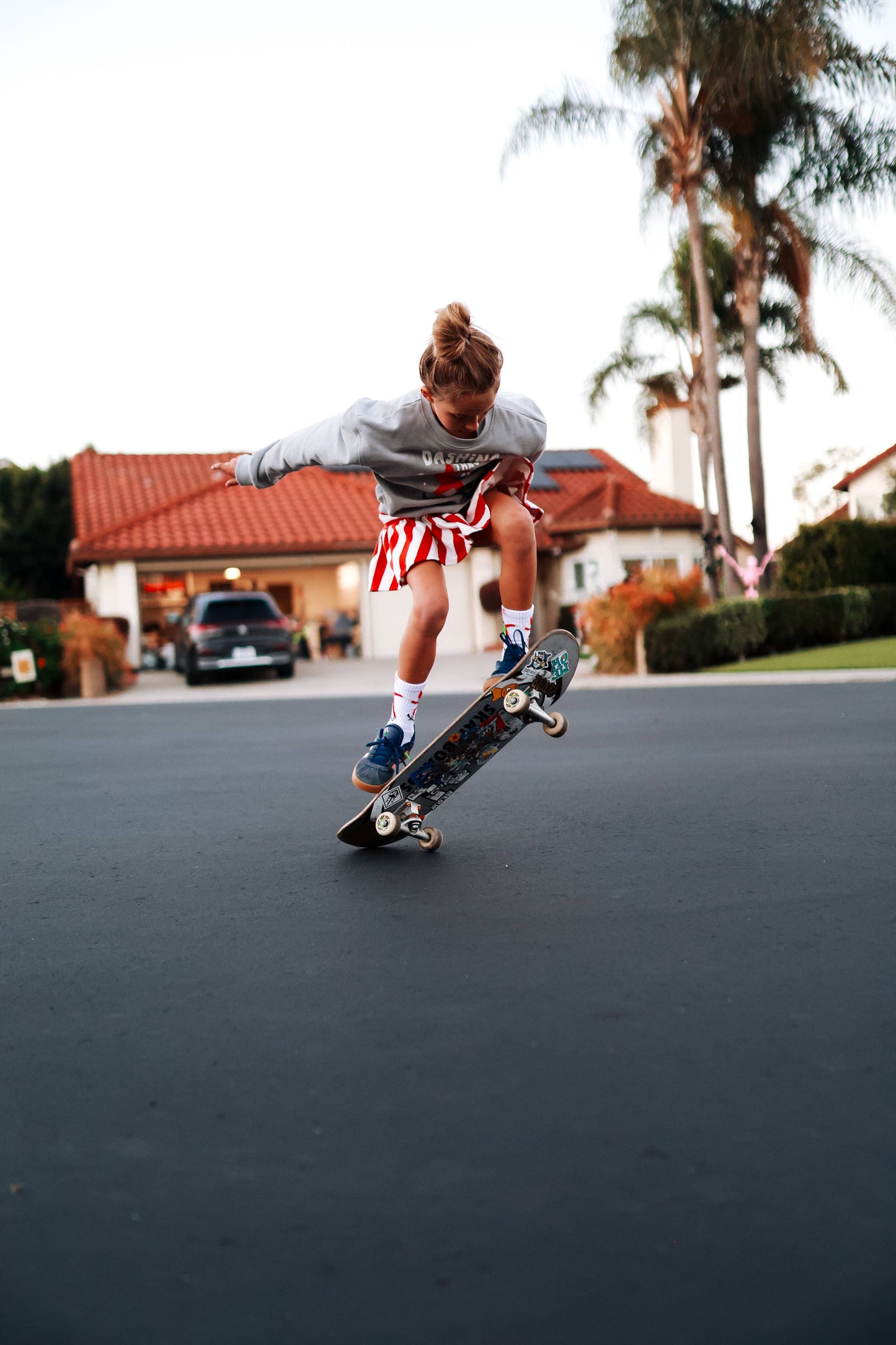 OLLIE JOLLY | IN GRAY | oversized drop shoulder | KIDS