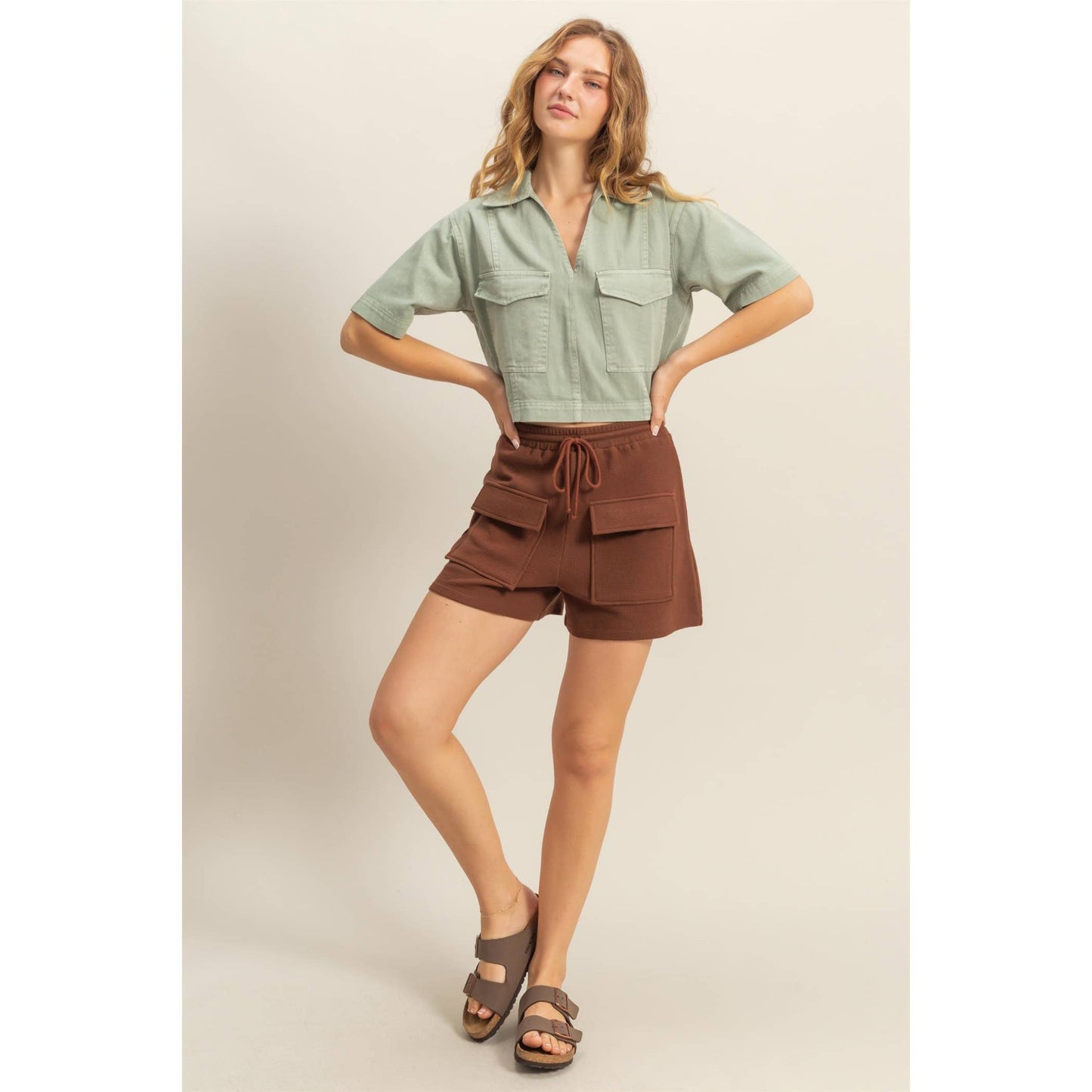 Spring Short Sleeve Denim Shirts