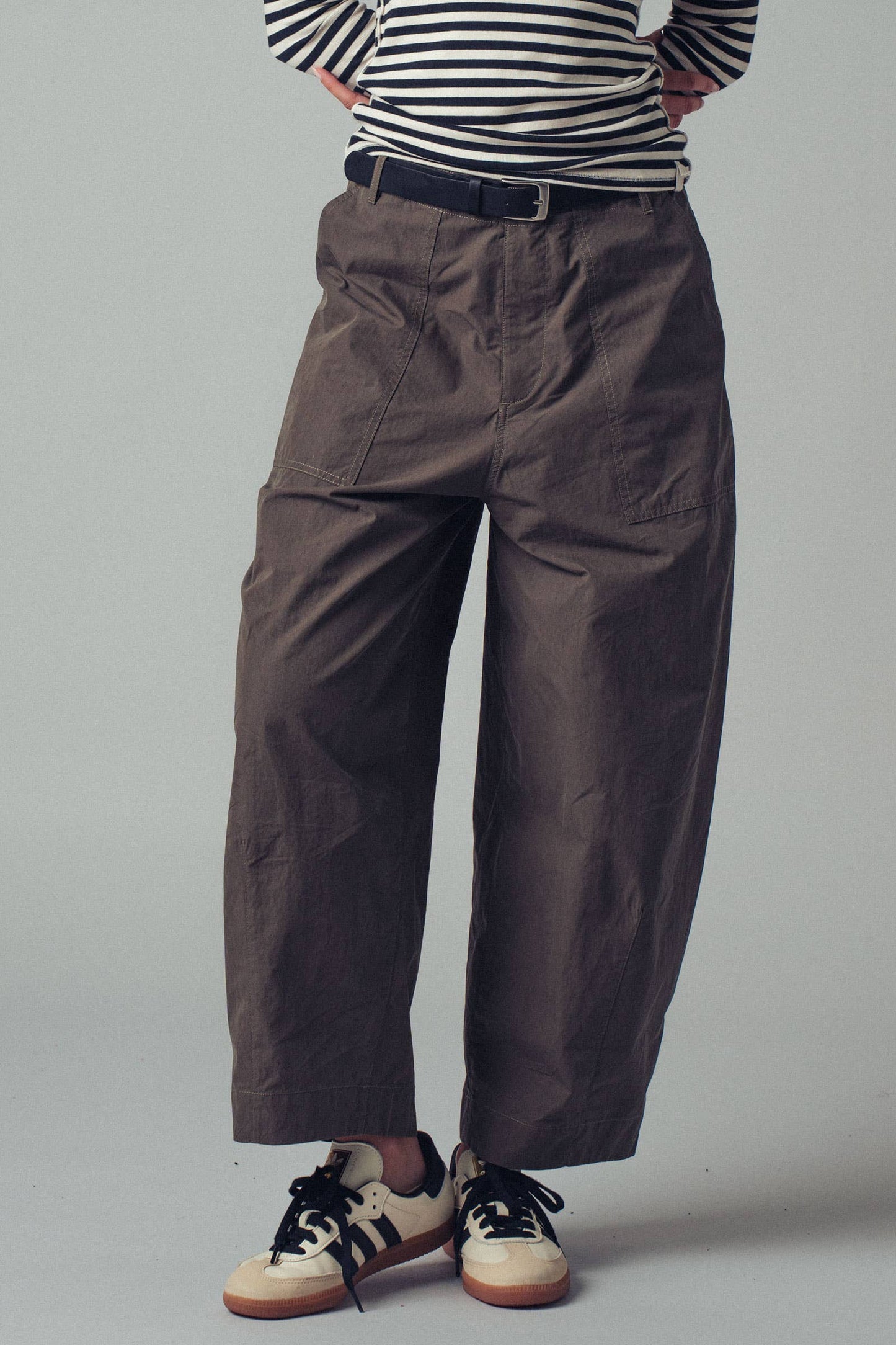 Boho Relaxed Wide-Leg Cargo Pants