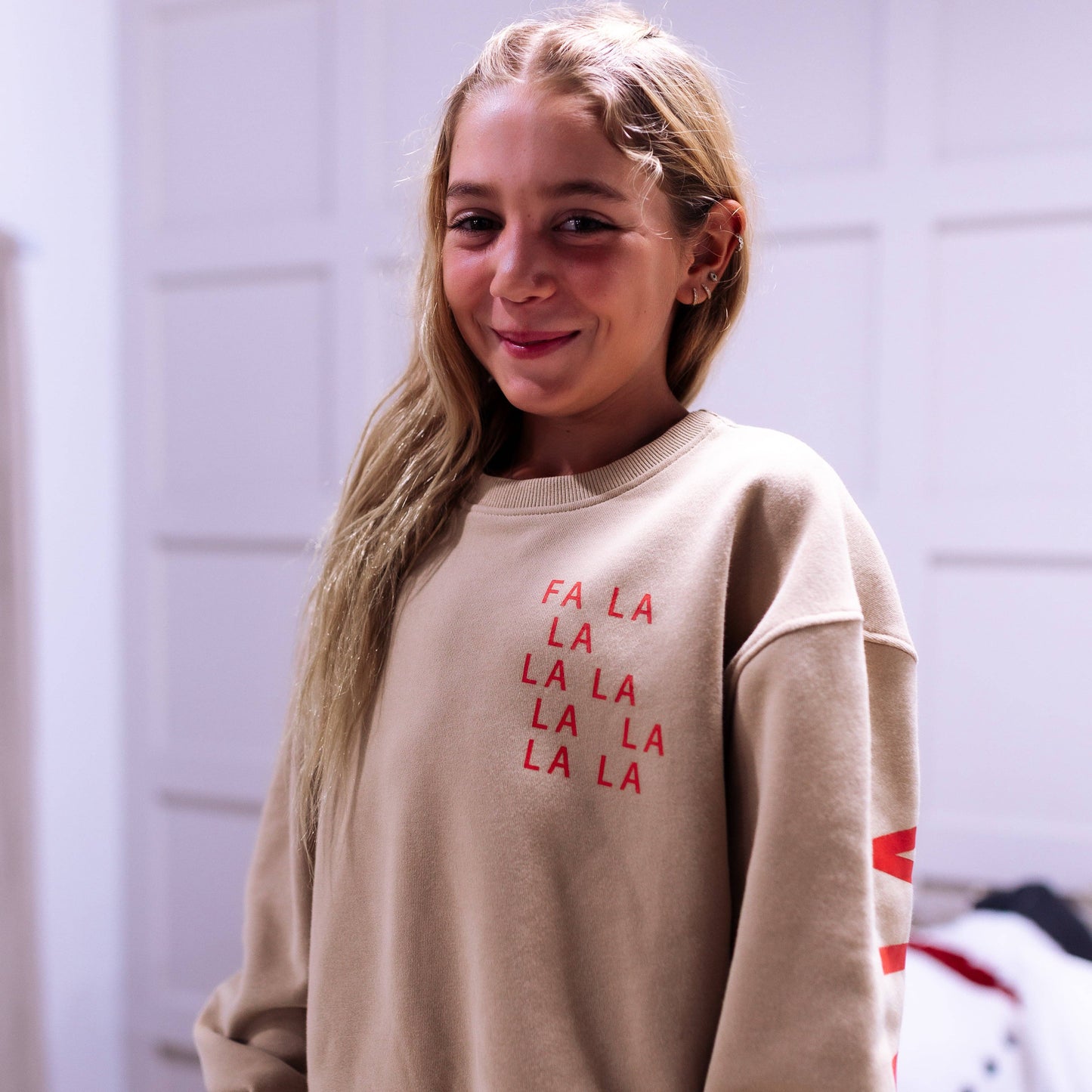 FALALA | IN CARAMEL | oversized drop shoulder | KIDS