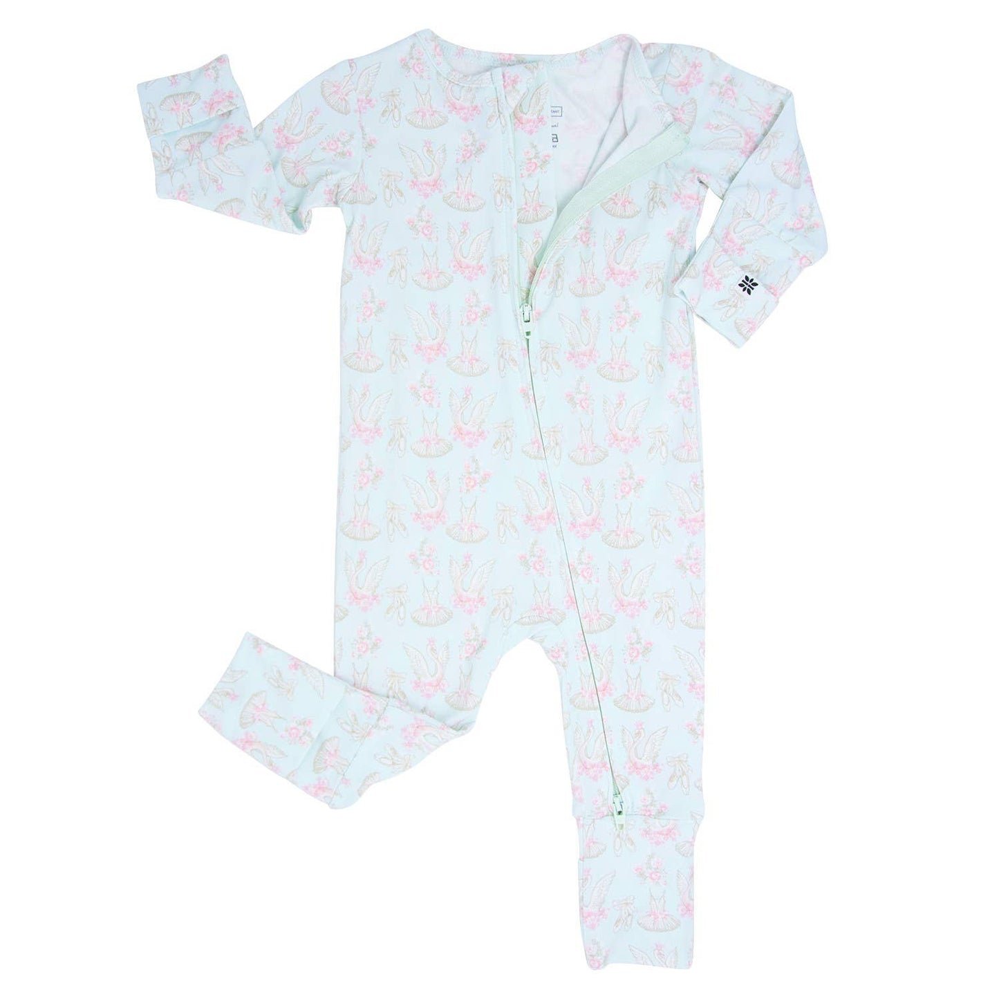 Convertible Romper - Dancing Swans