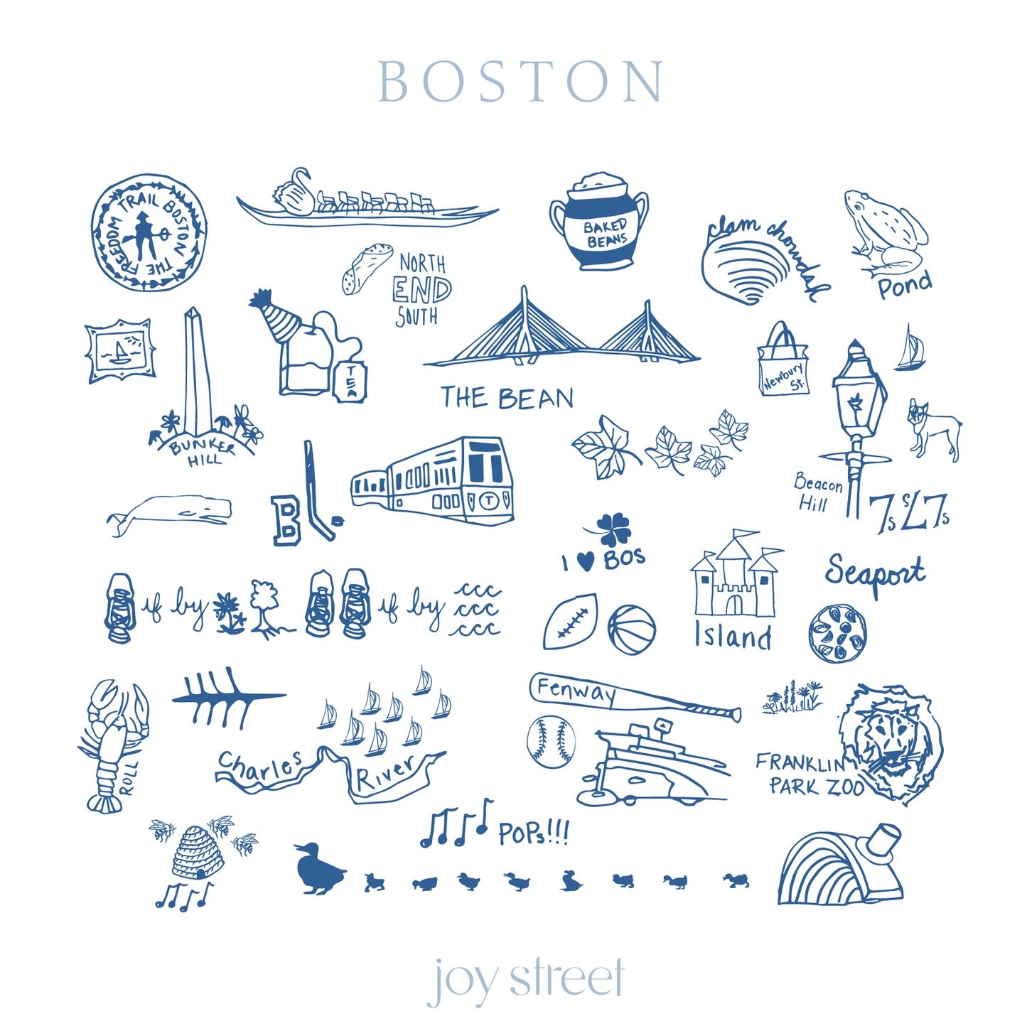 Boston Baby Bib (Cloud Gray)