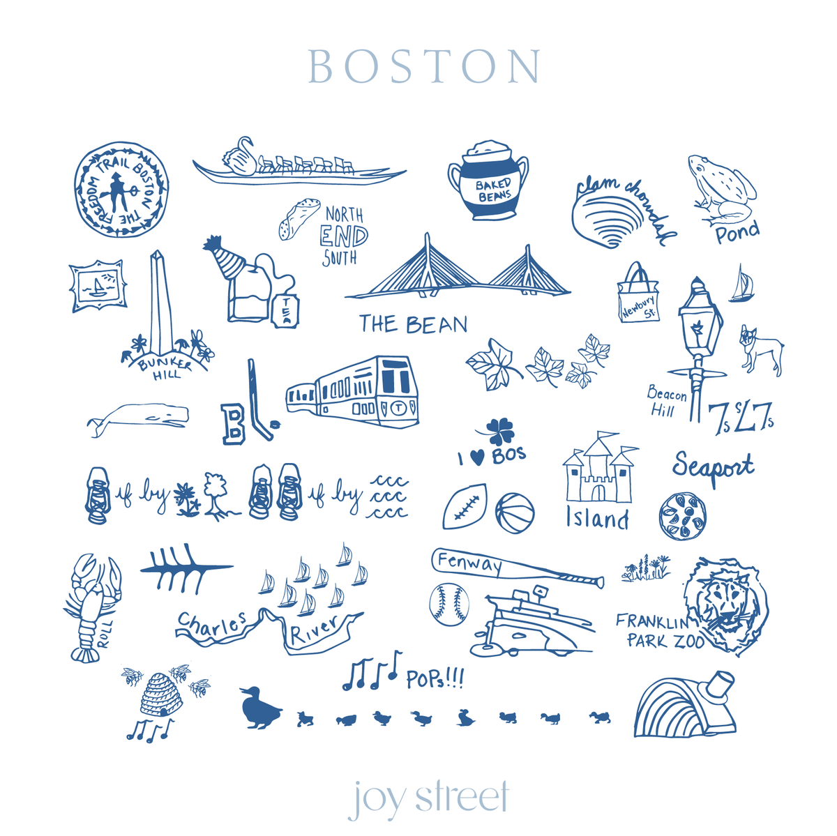 Boston Baby Bib (pink) - Joy Street