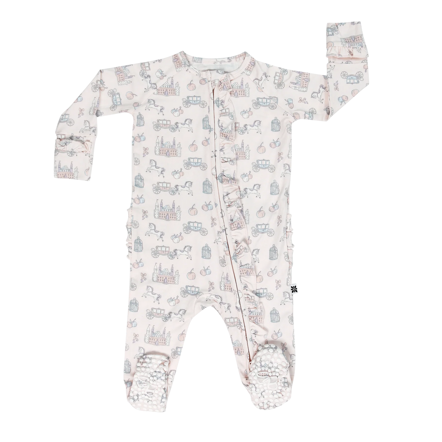 Ruffle Footie - Sweet Bamboo