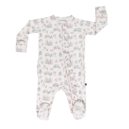 Ruffle Footie - Sweet Bamboo