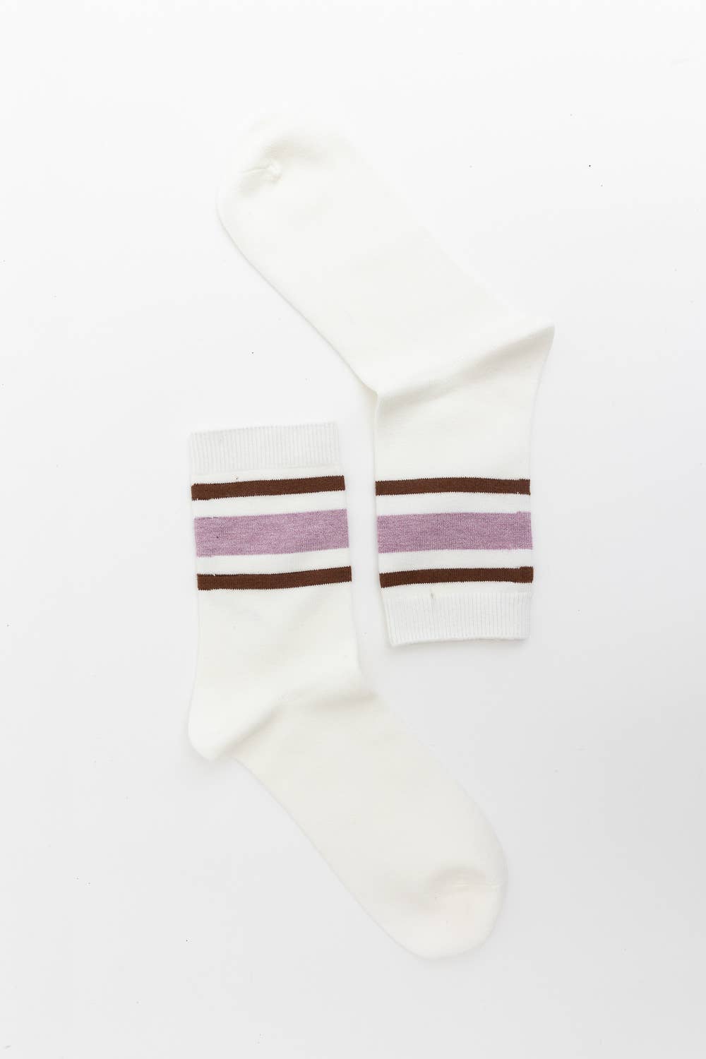 Retro Stripe Style Crew Socks