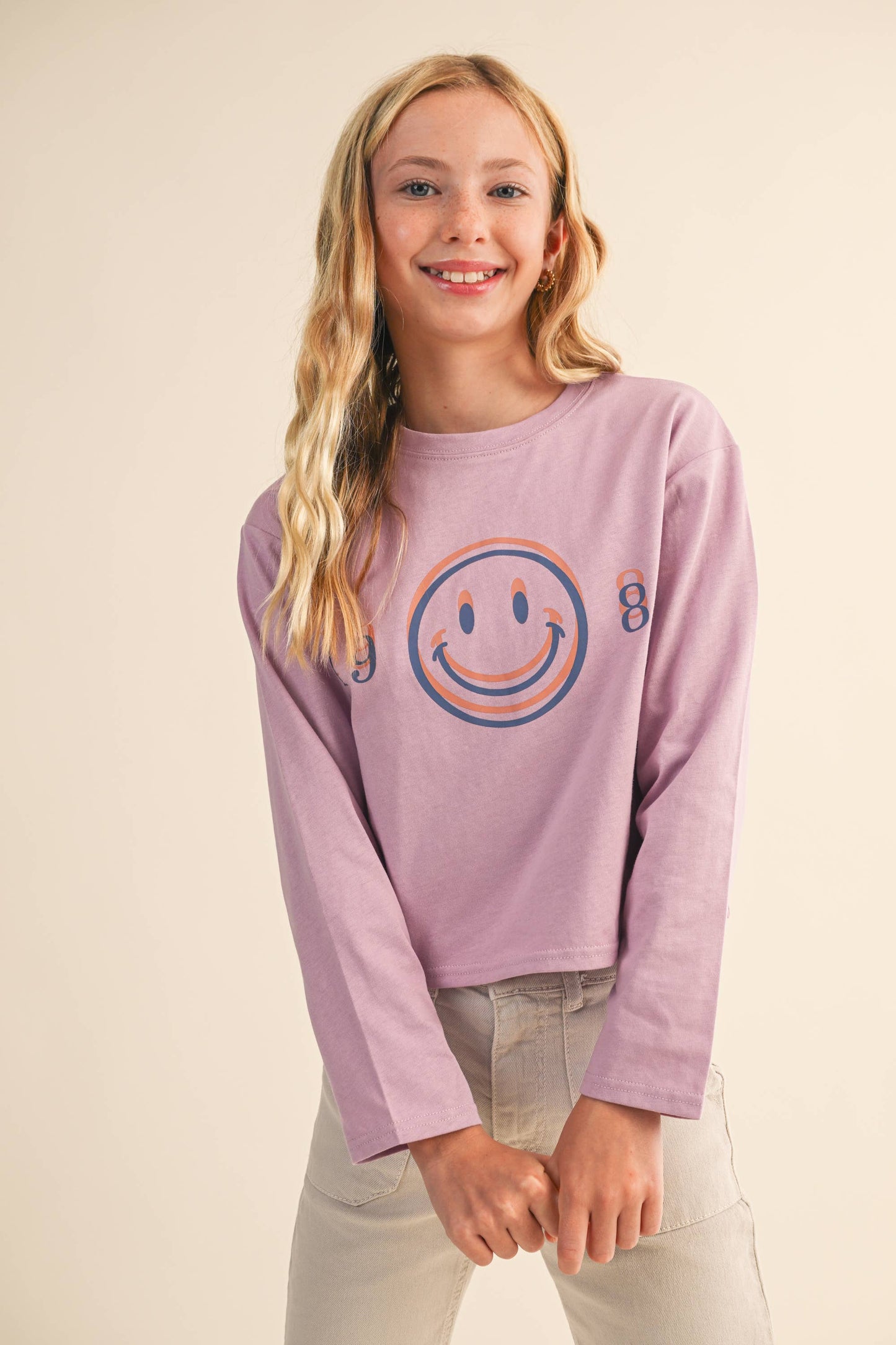 TWEEN KIDS GIRLS CROPPED BOXY TEE  (7-14)