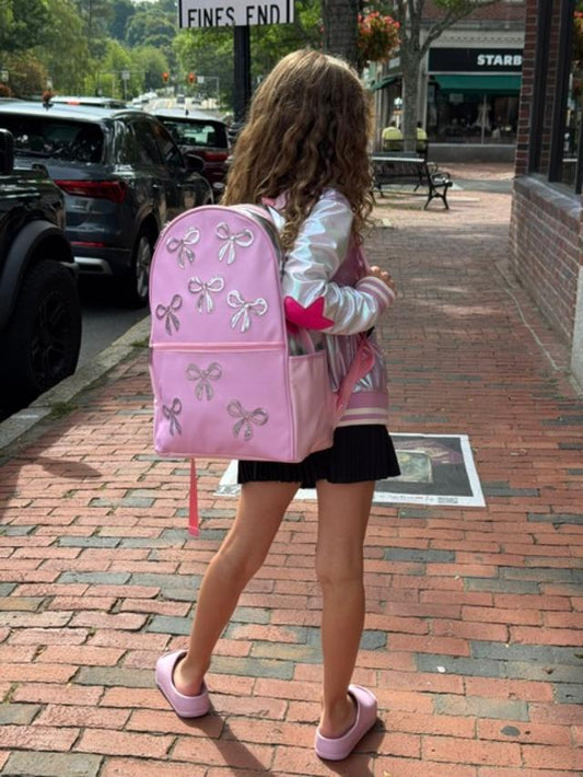 Pink Glitter Bows Backpack - Iscream