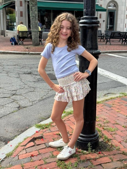 Dominique Skort in Mulberry Bouquet - KatieJ NYC
