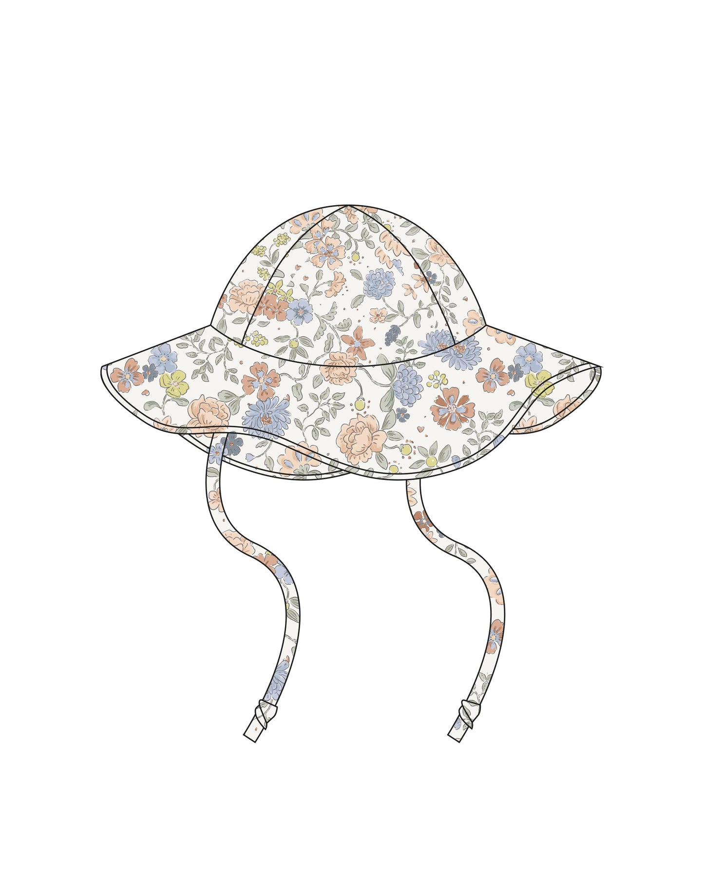 Floppy Swim Hat in Bloom