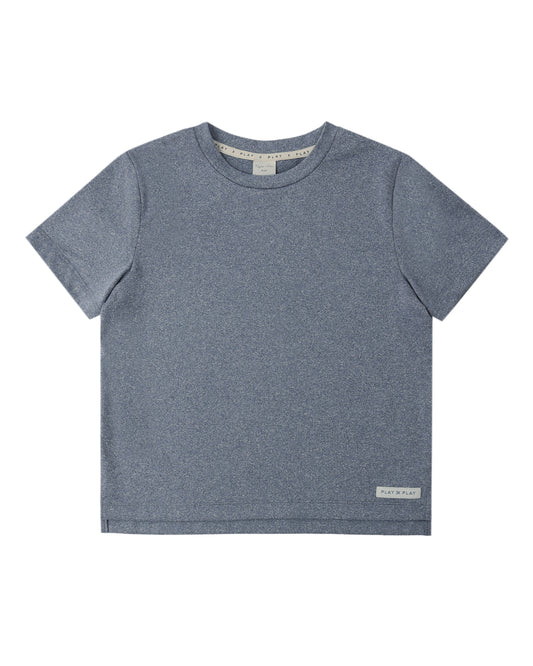 Cove Essential Tee in heathered marine