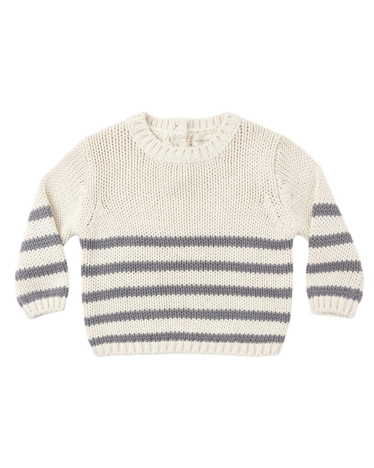 Rex Striped Sweater in Slate | Rylee + Cru