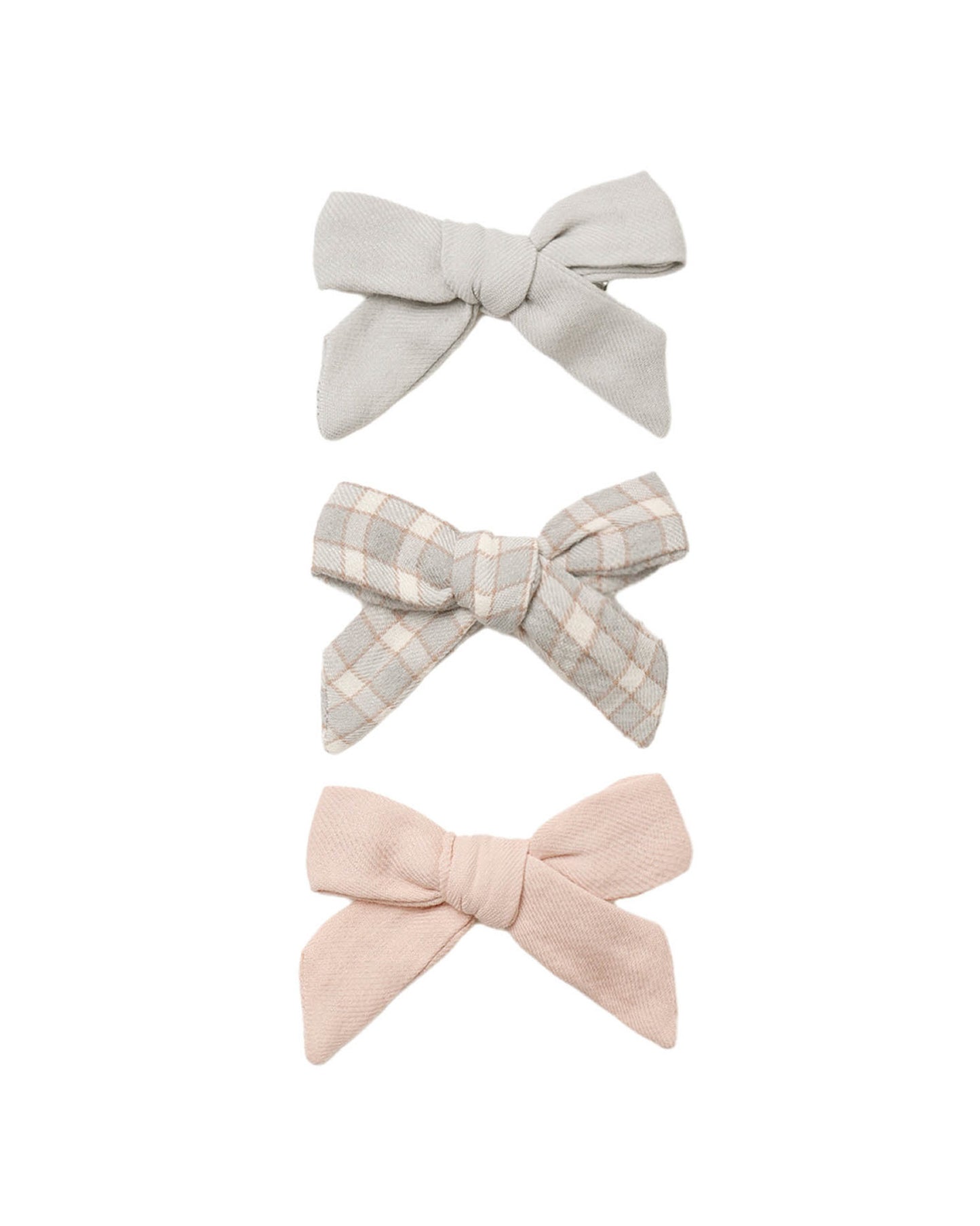 Bow w/clip Set of 3