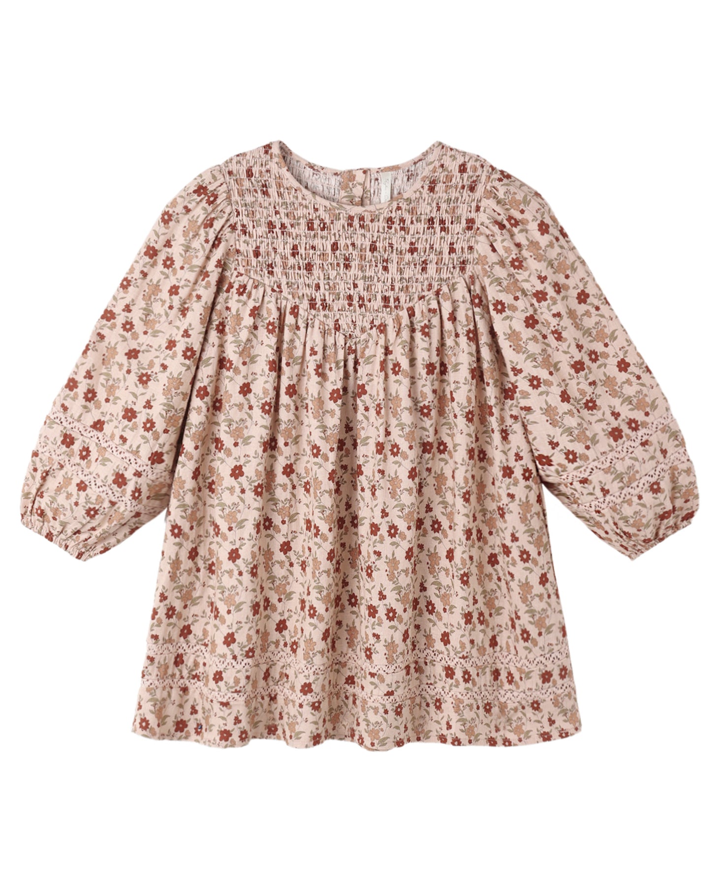 Selene Dress Pink Floral - Rylee + Cru