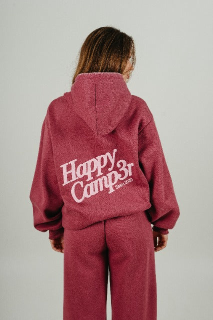 Mauve Whip Stitch Hoodie - Happy Camp3r