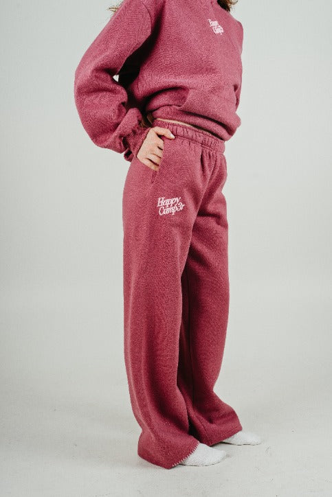 Mauve Whip Stitch Sweatpants - Happy Camp3r