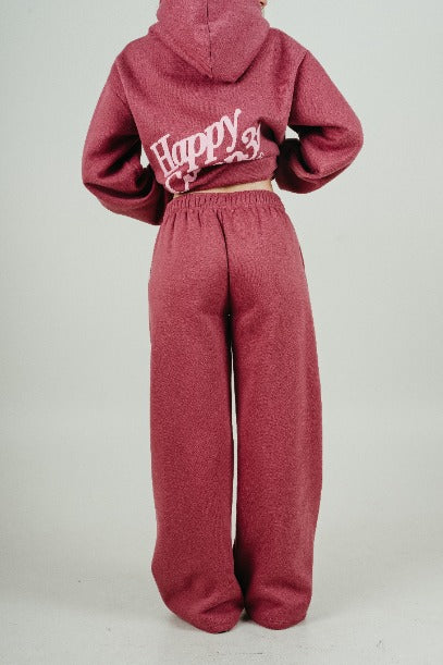 Mauve Whip Stitch Sweatpants - Happy Camp3r