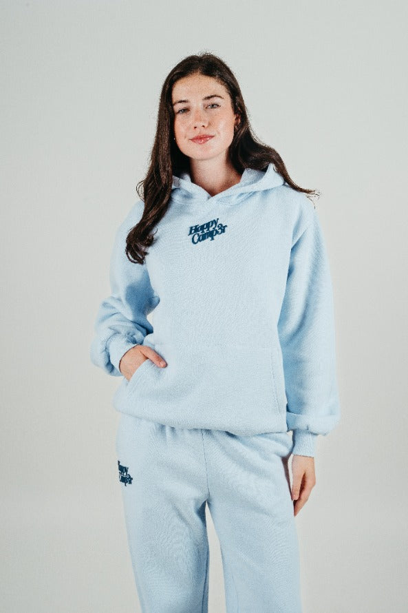 Puff Series Hoodie Dusty Blue - Happy Camp3r