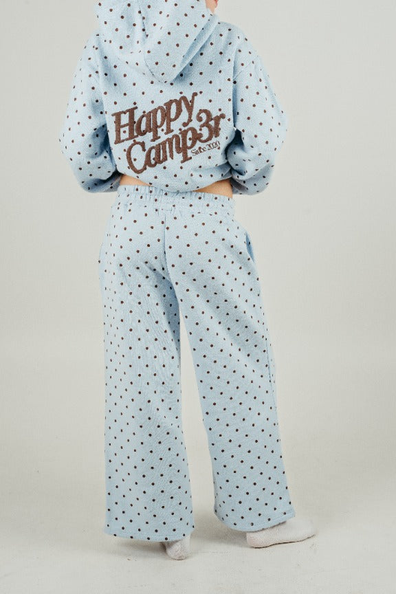 Baby Blue Speckle Barrel Sweatpants - Happy Camp3r