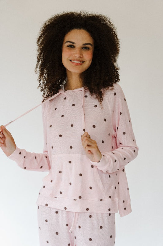 Spotted Pink Lucy Hoodie - Happy Camp3r