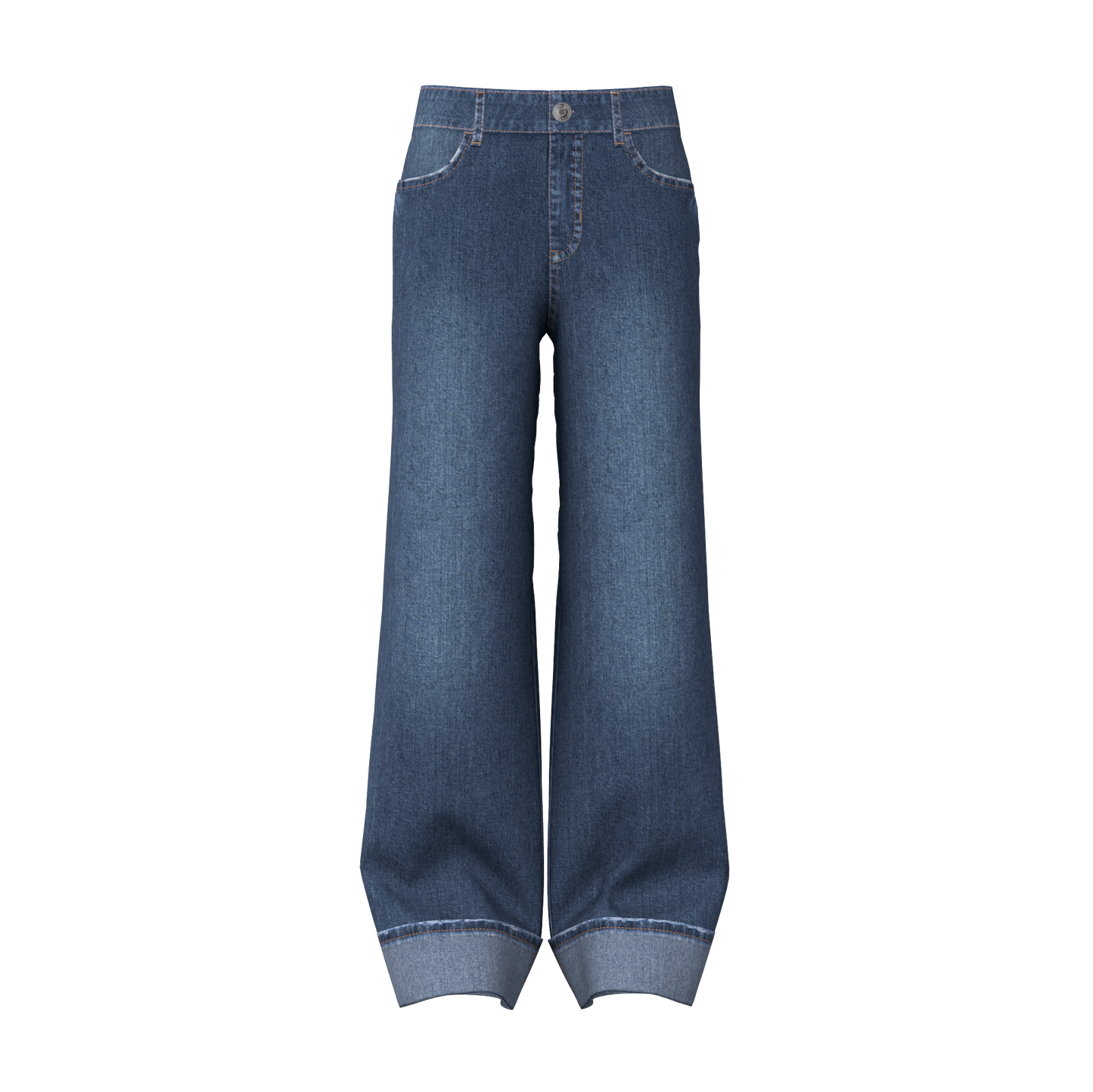 Low Rised Cuffed Baggy Wide Leg - Jordache