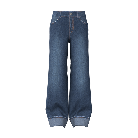 Low Rised Cuffed Baggy Wide Leg - Jordache